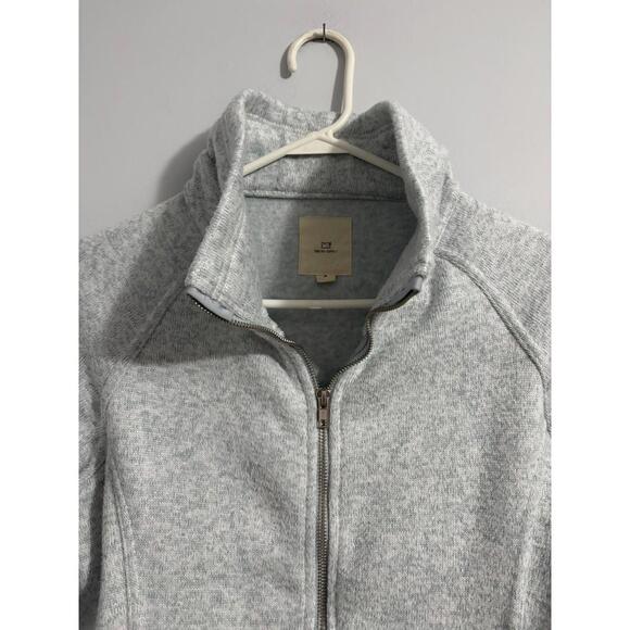 Thread & Supply Blue Zip Up Jacket Womens Small Full Zip Cozy Fleece Lined - Picture 7 of 9